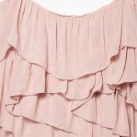 Vestido corto informal con tirantes sueltos y decoración en capas dulces, moda PB&ZA2025, nueva ropa de verano para mujer - details 4