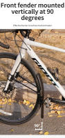 Guardabarros de Bicicleta de Carretera Rrskit Ajustable y Impermeable Manejable Plano Desmontaje Rápido 700c Eliminación de Barro - details 7