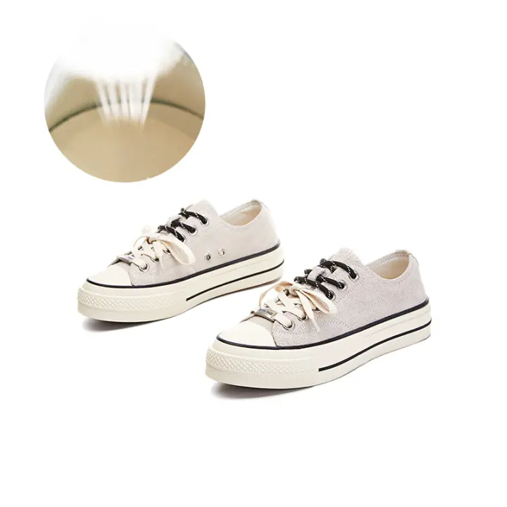 Nuevos zapatos pequeños blancos de primavera, zapatos planos de mujer, zapatos clásicos de junta de las mujeres de moda casual, solo zapatos versátiles - 1
