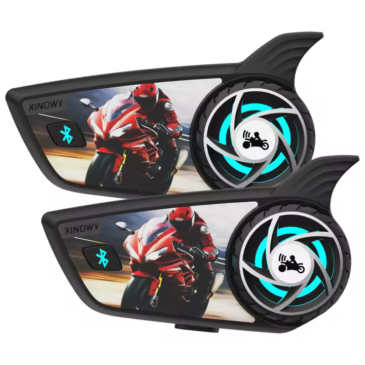 Intercomunicador Bluetooth S8 Pro Casco de Motocicleta con Comunicación Inalámbrica de 1200M - 1