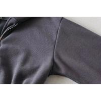 Sudadera con capucha holgada de manga larga de estilo corto, cintura alta, doble, deportiva, moda, camisa nueva - details 13
