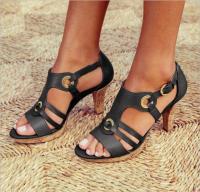 Sandalias de tacón alto de talla grande para mujer, novedad de verano - details 7