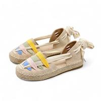 Sandalias Planas de Lona con Cordones de Yute Para Mujer Tendencia Elegante Cómoda y de Moda Para Primavera y Verano - details 3