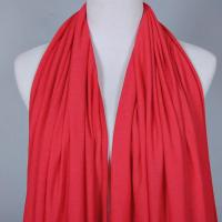 Hijab de algodón liso para mujer, chal largo y elástico, bufanda de red para el cuello, Sjaal musulmán, 35 colores, 180x80Cm - details 18