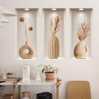 Pegatinas de Pared Artísticas de Efecto 3D Set de 3 Decoración Dimensional para Pasillo, Sala de Estar, Entrada - details 4