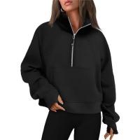 Sudaderas de cuello alto para mujer, jerséis femeninos, tops de otoño e invierno - details 1