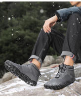 Ots de nieve para hombres y mujeres, zapatos de algodón impermeables de terciopelo, montañismo, otoño e invierno, 2024 - details 2