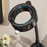 Soporte de pared para secador de pelo, organizador giratorio sin perforación, ángulo ajustable, estante para secador de pelo - details 3