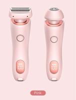 Depiladora eléctrica 2 en 1 para mujer, afeitadoras faciales para Bikini, maquinillas de afeitar para axilas, piernas, recortadora corporal para mujer - details 15