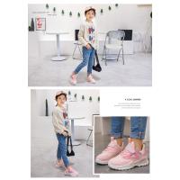 Zapatillas de deporte de marca para niños, zapatillas antideslizantes para correr para niñas, zapatillas deportivas impermeables para exteriores, zapatillas de tenis rosas, zapatos cómodos para caminar - details 15