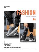 Zapatillas deportivas informales para hombre, calzado transpirable con plataforma que aumenta la altura - details 1