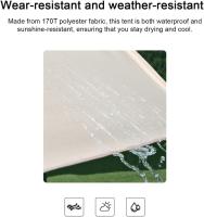 Carpa de Campaña de Viaje Automática de Doble Versión Impermeable, a Prueba de Sol, Portátil para Pesca, Senderismo - details 5