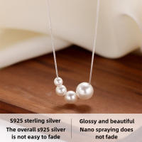 Collar de Plata 925 con Elegante Cuerda de Perlas Joyería y Bisutería de Lujo Minimalista para Mujer Ideal para Mujeres Mayores de 12 Años - details 1