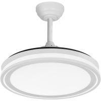 Ventilador de Techo LED con Temporizador 3500-4000-6500K, 6 Velocidades, Aspas retráctiles |   (Blanco) - details 5