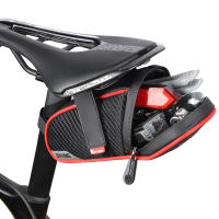 WEST BIKING-bolsa impermeable para herramientas de ciclismo, bolsa reflectante para tija de sillín trasero, cesta para bicicleta de montaña y carretera - details 5