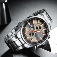 Reloj de Negocios Impermeable de Cuarzo CURREN 8351 Correa de Acero Inoxidable - details 17