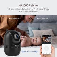 Cámara de vigilancia wifi interior, 1080P, 5G, Detección y seguimiento de movimiento, Control Remoto - details 18