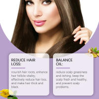 Esencia HOEGOA, cabello fuerte, grueso, esponjoso, hidratante, reparador del cuero cabelludo, esencia para el cuidado de la raíz y el cabello - details 5
