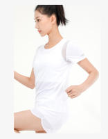 Camiseta deportiva de entrenamiento profesional de secado rápido, top delicado y transpirable, yoga de manga corta, innovadora - details 6