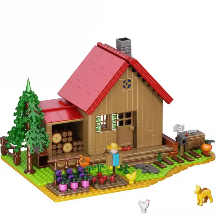 Juguetes de construcción de granja, juegos de videojuegos, juegos de construcción de granja y 766 kits de construcción de granja DIY para adultos y fanáticos - 1