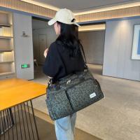 Bolso de Viaje de Ocio de Gran Capacidad con Estampado de Leopardo Bolso de Deportes y Fitness con Múltiples Bolsillos y Compartimento para Zapatos - details 12