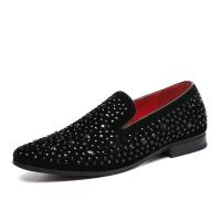 2022- Perú Italia Zapatos formales de cuero de fiesta negros informales para hombre - details 1