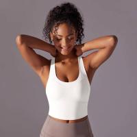 Chaleco de Yoga para Mujeres Top de Tanque de Color Sólido Ropa Interior Transpirable para Yoga, Gimnasio, Correr - details 6