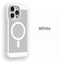 Funda de teléfono Magsafe de lujo fresca A prueba de golpes magnético con disipación de calor de malla para iPhone 16, 15, 14, 13, 12, 11 Pro Max Plus - details 19