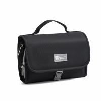 Bolsa de artículos de tocador separada en seco y húmedo de gran capacidad, bolsa de cosméticos grande impermeable desmontable, bolsa colgante plegable - details 11