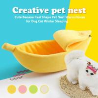 Cama de Gato de Plátano Divertida y Cómoda Alfombra de Mascota Caliente Duradera - details 1