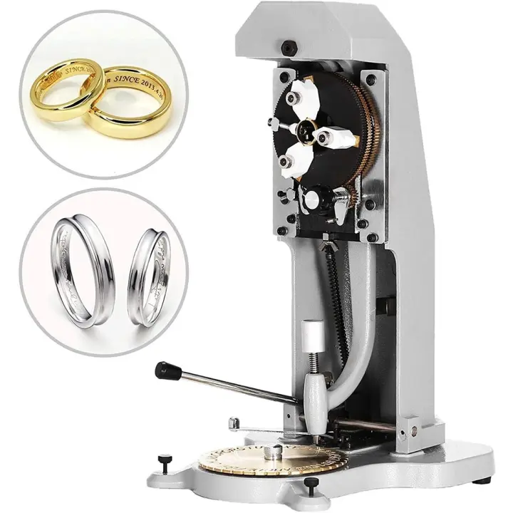 Máquina de grabado de anillo interior con esfera de doble cara, bloque de letras de 1,5mm-2,0mm para fabricación de joyas de oro y plata, herramienta de estampado DIY - 1