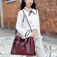 Bolso de piel sintética con asa superior para mujer, bandolera femenina de gran capacidad, diseño de lujo - details 10
