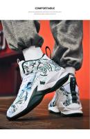 Zapatos de baloncesto para deportes al aire libre con logotipo de marca, Zapatos para correr de malla transpirable a la moda para hombre - details 12