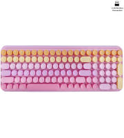 Teclado inalámbrico ergonómico para Pc/portátil/escritorio, 2,4 teclas, Retro, redondo, función Multimedia, 106G - details 8