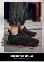 Zapatillas de deporte de moda para hombre, zapatos deportivos informales de moda con parte superior baja y parte inferior suave, zapatos para correr transpirables de malla - details 3