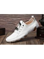 Zapatos Blancos Nuevos de Tamaño Grande Mocasines Casuales para Hombres - details 1