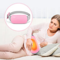 Almohadilla de calor Menstrual para mujer, masajeador eléctrico de período, alivio de cólicos vibratorios, cintura, estómago, cinturón Abdominal cálido - details 21