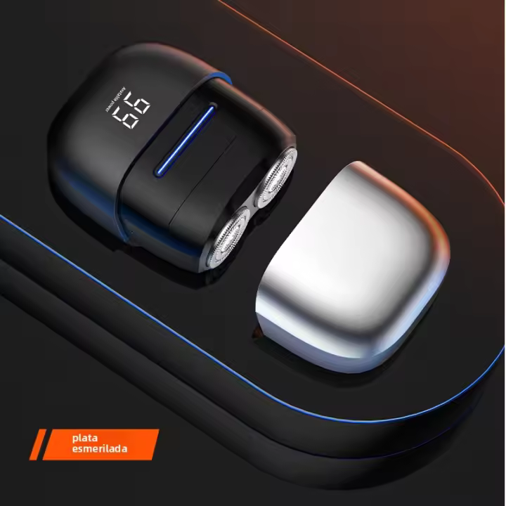 Nueva maquinilla de afeitar eléctrica magnética portátil Mini cuchillo de barba recargable para hombres - 1