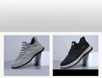 Zapatillas de deporte de moda de los hombres de malla transpirable zapatos casuales Fly Weave suela blanda elástica zapatos para correr al aire libre - details 4