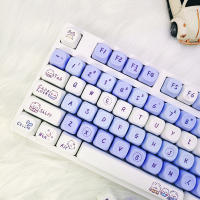 Keycap MOA altura PBT Material sublimación Keycap linda personalidad personalizada pequeño conjunto completo adecuado para eje cruzado 98 teclas（Teclado no incluido) - details 6