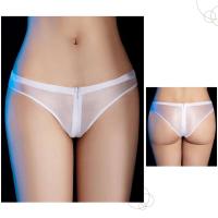 Ropa interior sexy para mujer, brillante y aceitosa con cremallera, ropa interior transparente sin costuras - details 4