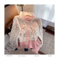 Chaqueta tipo suéter de estilo francés para mujer, cárdigan de punto súper hermoso grueso y de alta gama para otoño e invierno - details 7