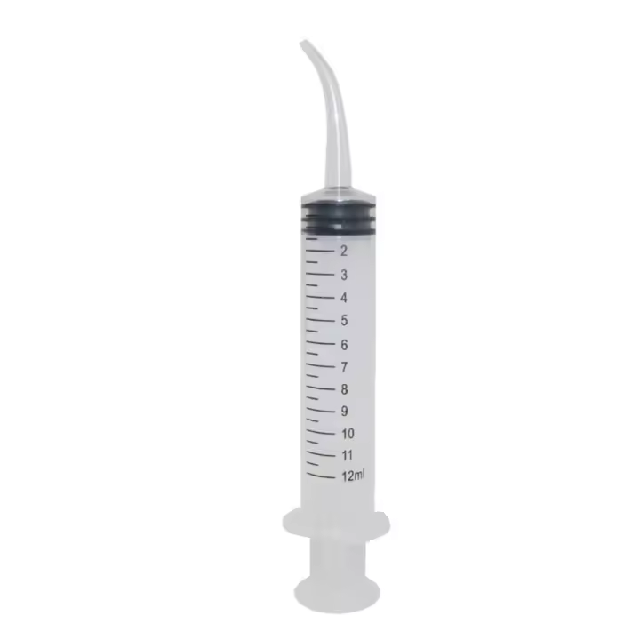 Jeringas de plástico para recarga de líquido, jeringa de medición transparente sin aguja, herramientas de plástico, alimentación de mascotas, 12 ml - 1