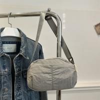 Bolso cuadrado de nailon de secado rápido, bandolera de gran capacidad, bandolera con cremallera, Color sólido, riñonera versátil para estudiante - details 6