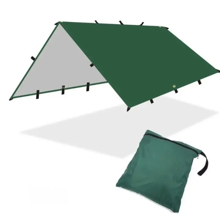 Lona para tienda de campaña, toldo de mochila para exteriores, 3x4m, 3x3m, 19 puntos - 1