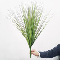 Pampas de imitación de hierba Artificial para interiores, 10 piezas, 60cm, trigo falso, para decoración del hogar, tienda de bodas - details 3