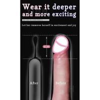 Condones de silicona Leten para hombres, retardante de eyaculación, juguetes sexuales, potenciador, extensor, condón reutilizable, Sexhine, masturbador masculino - details 12