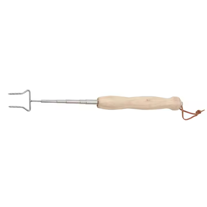 Palos de malvavisco para fogatas, horquillas extensibles largas, accesorios de Camping para fogatas, fogatas y hoguera - 1