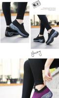 Zapatillas de deporte informales para mujer, cómodas zapatillas de correr de malla con cojín transpirable, zapatillas negras para mujer, zapatos de estudiante 2025 - details 9