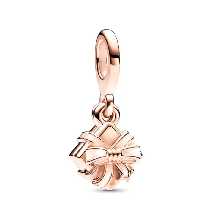 Encanto de Colgante Abierta para Pulsera de Joyería en Plata Esterlina 925 Regalo de Cumpleaños Feliz - 1